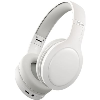 Auriculares Inalámbricos Bluetooth Heron Studio, 30h Batería Y Micrófono - Blanco