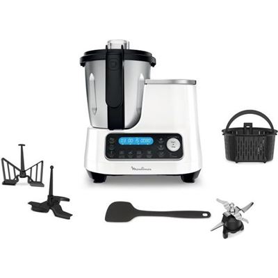 Robot De Cocina Multifunción Moulinex Hf452110 Clickchef Capacidad Útil 2 L