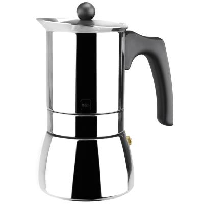 Cafetera Italiana Magefesa Genova 6 Tazas Inox