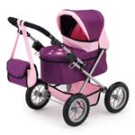 Cochecito De Paseo bayer para muñeca ciruela moda ajustable 68 cm carrito mariposa