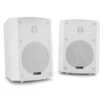 QTX BC5A Sistema de altavoces activo y pasivo (2 x 15W RMS, 30W RMS, 2 vías, subwoofer 13cm 5,25"", tweeter 2,5cm 1"", soporte pared incluido) Blanco