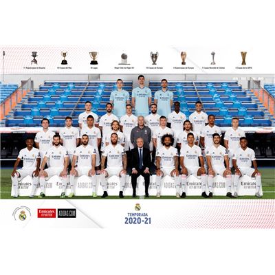 Poster Real Madrid 2020/2021 Plantilla