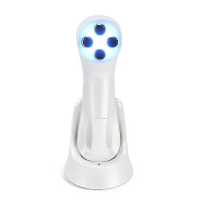 Sistema De Belleza Multifuncional Para El Cuidado De La Piel, Tratamiento De Luz Led, Rf Y Masajeador. Dam Blanco