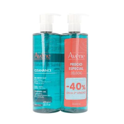 Gel Limpiador Facial Antiacné Avene Duplo Cleanance Gel Nettoyant 400ml