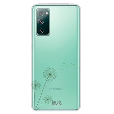 Funda De Silicona Techcool Para Samsung Galaxy S20 Fe / S20 Fe 5G Diseño Floral Vers.16 Spring Transparente