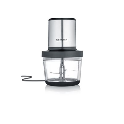 Picadora Universal Severin Km 3867 Negro Mate / Acero Inoxidable / Vidrio 400 W