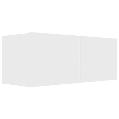 Vidaxl Blanco Mueble Para Tv Aglomerado 80X30x30cm