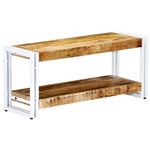 Mueble para TV vidaXL de madera maciza de mango 90x30x40cm