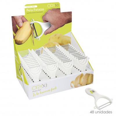 Pelapatatas Con Mango Plastico Cuchilla Acero Inoxidable 7,8 X 13 (al