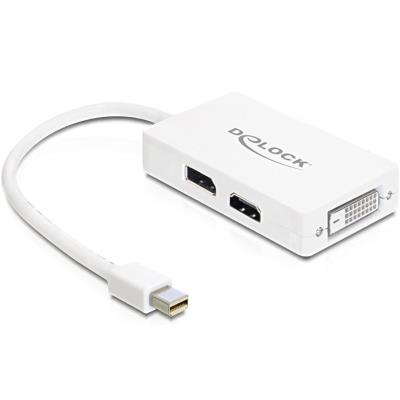 Delock Adaptador 0.16M Displayport/Vga + Hdmi + Dvi