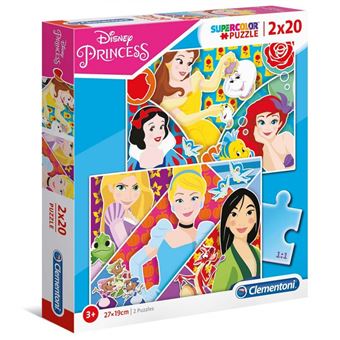 Princesas Disney Puzzle Doble 2x20 pzas, Puzzle, Los mejores precios | Fnac