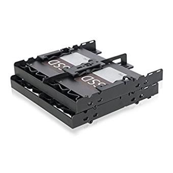 Raidsonic - Montaje Icydock Marco 4x6,3cm hdd / ssd Externo de 5,25 Accesorio Para Disco Duro"" - 1