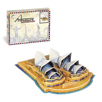 Puzle 3d Dam Ópera De Sídney 34 Piezas Multicolor