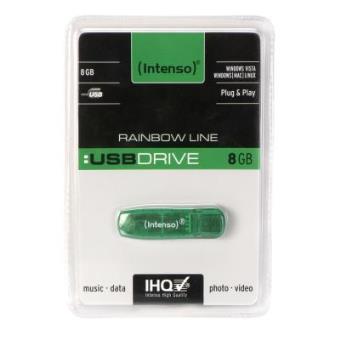 ruptura Agarrar Nacarado Intenso Rainbow Line 8GB USB Stick 2.0 - Llave USB - Los mejores precios |  Fnac