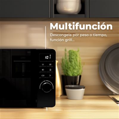 Microondas Evvo M20 20l Grill 800w Negro
