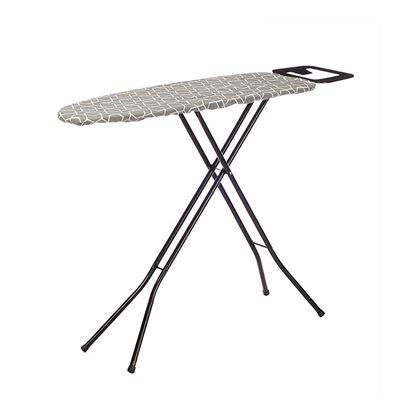 Tabla De Planchar Dam Plegable Diseño Geométrico Área De Planchado 30x105 Cm Gris