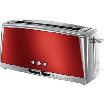 RUSSELL HOBBS 23250-56 - Luna Toaster - Tecnología Fast Toast - Solar Red - 1