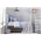 Funda cambiador bañera para bebes Pekebaby (47 x 80 cm) Nari gris algodón_1