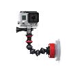 Joby GorillaPod Arm - Soporte para videocámaras GoPro, color negro y rojo