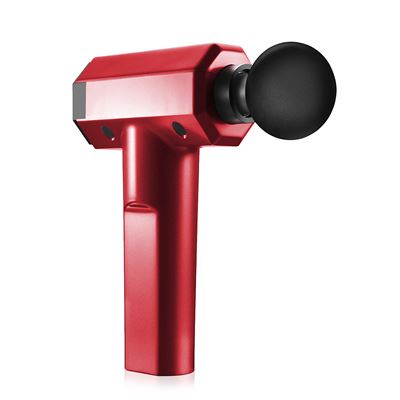 Pistola De Masaje Muscular Fascia Gun J-27 4 Intensidades, Velocidad 1800 A 4800 Rpm Dam Rojo