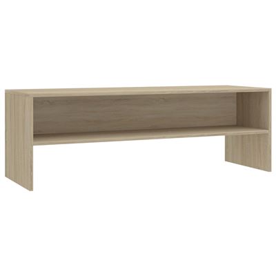 Mueble De Tv Vidaxl Aglomerado Color Roble Sonoma 120x40x40