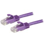 StarTech Cable de Red de 1m Púrpura Cat6 UTP Ethernet Gigabit RJ45 sin Enganches