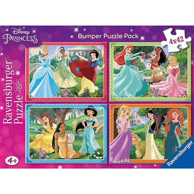Disney Princesas Puzzle Multi 4X42 Piezas - Imagen 2