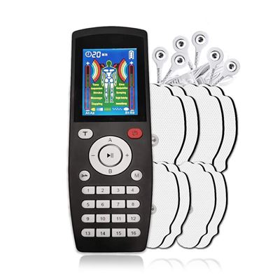 Ems Electroestimulador Muscular Mhd-yk16 Portátil. 16 Modos, 20 Intensidades, 2 Canales. Dam Negro