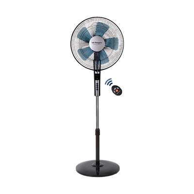 Ventilador De Pie Orbegozo Sf0640 Negro Silencioso 65w Potencia 2 Velocidades Temporidazor