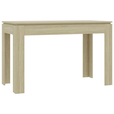 Vidaxl Mesa De Comedor Aglomerado 120X60x76cm Roble Sonoma