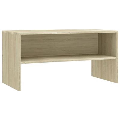Mueble De Tv Vidaxl Aglomerado Color Roble Sonoma 80x40x40