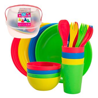 Set menaje picnic 4 personas - 1