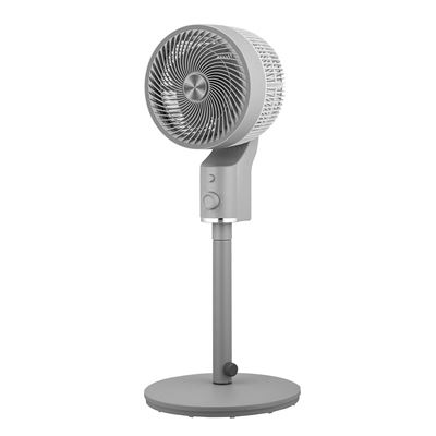 Ventilador De Pie Fabrilamp Tálamo Regulable Fijo Y Rotatorio 50w Motor Ac 3 Velocidades Gris
