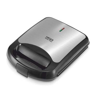 Sandwichera Antiadherente Haeger Master Toast 1500w Acero Inoxidable