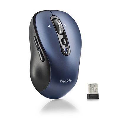 NGS INFINITY RB Ratón Multidispositivo Inalámbrico Bluetooth 3200 DPI Azul - Imagen 3