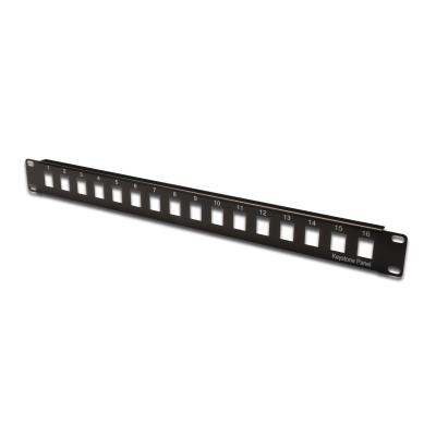 Panel de parcheo modular Digitus 16 puertos montaje rack 1U negro - Imagen 3