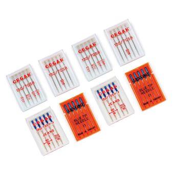 Agujas para máquinas de coser Alfa 40 unidades Gris - 1