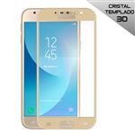 Protector Pantalla Cristal Templado Samsung J330 Galaxy J3 (2017) FULL 3D Dorado