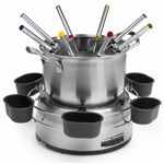 Set de fondue familiar Princess acero inoxidable gris 800 W