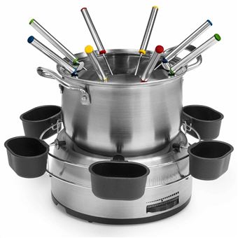 Set de fondue familiar Princess acero inoxidable gris 800 W - 1