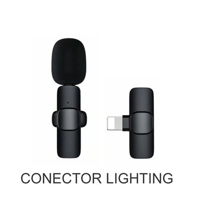 Micrófono De Solapa Conector Lightning Planet Smc-a400 Negro