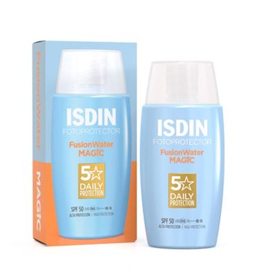 Crema Solar Facial Ultraligero Isdin Fusion Water Magic Spf 50 50ml