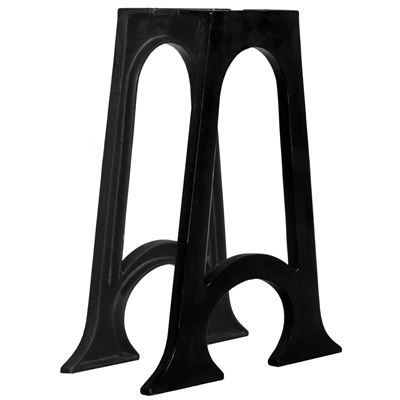 Juego de 2 Patas de mesa de comedor vidaXL, hierro macizo fundido