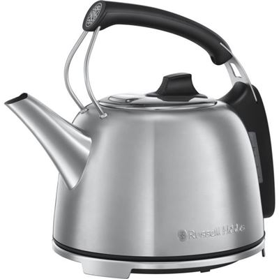 Russell Hobbs Hervidor 25860-70 K65 1.2L, Icónico Diseño Vintage, Hervidor Rápido, Indicador De Nivel De Agua, Acero Inoxidable Cepillado