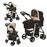 Cochecito combo HAUCK Trio Shopper SLX - Caviar / Beige_0
