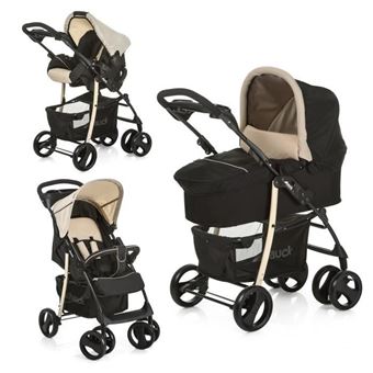 Cochecito combo HAUCK Trio Shopper SLX - Caviar / Beige