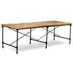 Mesa de comedor vidaXL madera de mango 240 cm