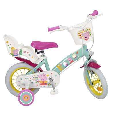 Bicicleta Infantil Toimsa 12"" Peppa Pig Verde