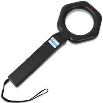 Detector de metales vidaXL, de mano Negro