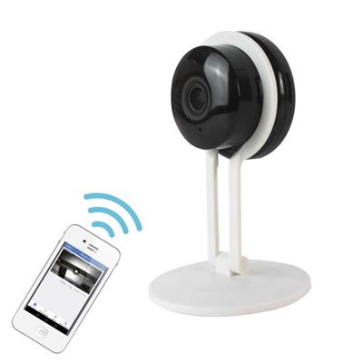 Mini Cámara Inalambrica Wifi Espía Full HD 1080P 360°,Arzopa A9 Blanco -  Cámara de seguridad / Alarma - Los mejores precios